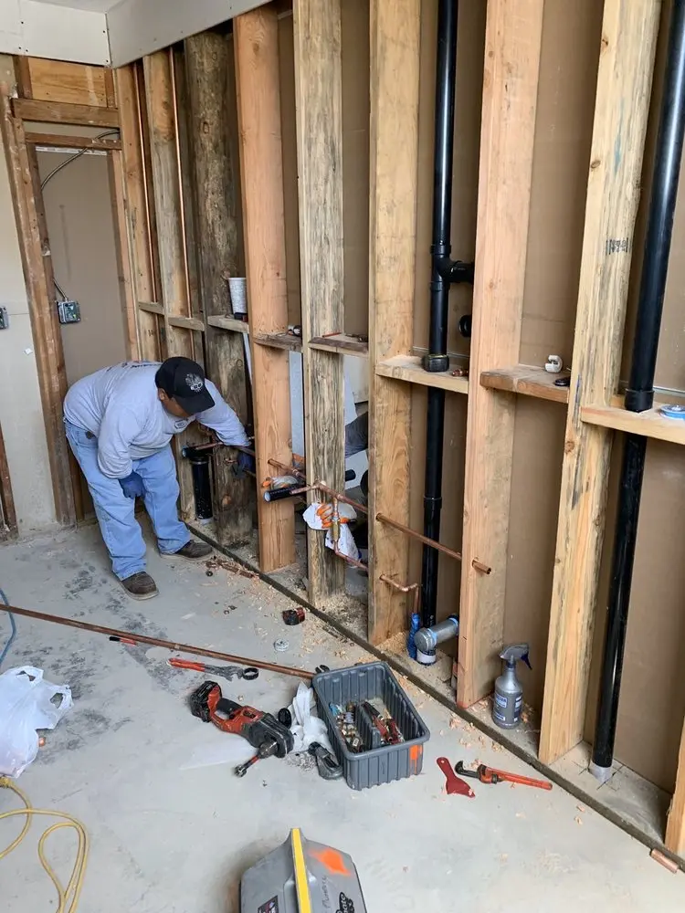 Commercial rough-in plumbing for Gas Line Repair in Columbine